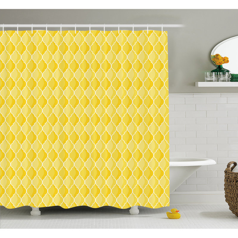 Ambesonne Geometric Shower Curtain with Hooks Included Wayfair
